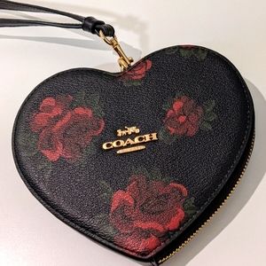 Coach Rose Heart Purse